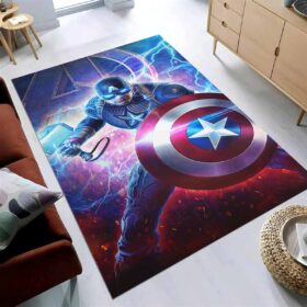 Tapis Captain America Superhero Movie
