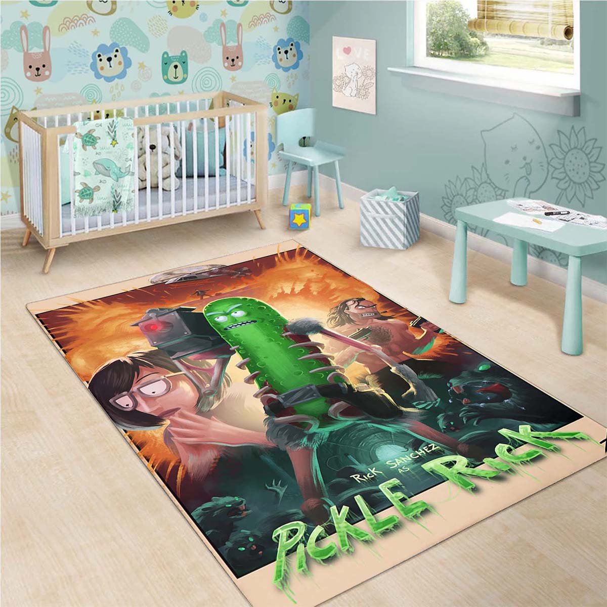 Tapis Cartoon Lover Rick & Morty Pickle Rick – Image 3