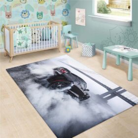 Tapis Chevrolet-corvette-burnout-car
