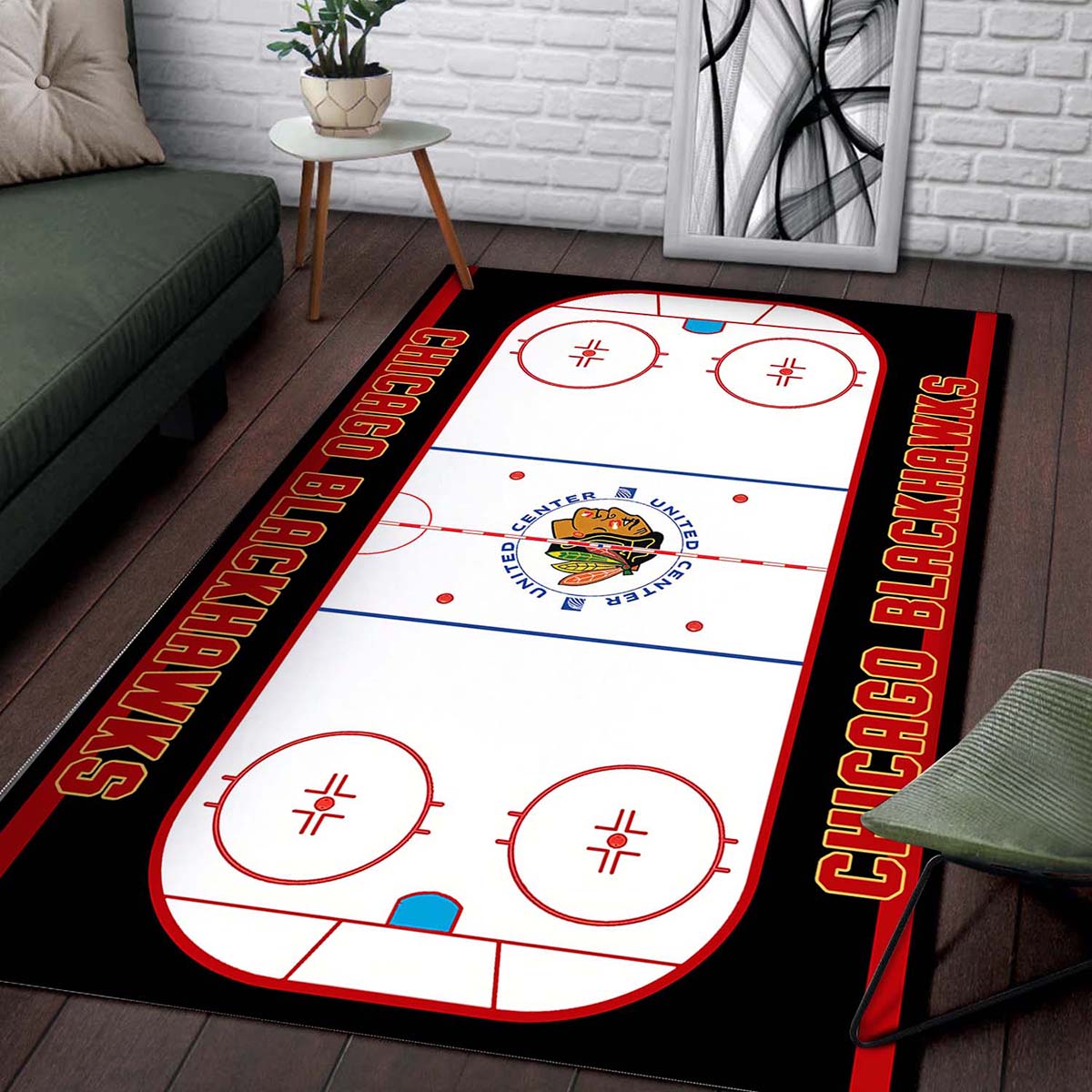 Tapis Chicago Blackhawks équipe de hockey – Image 2