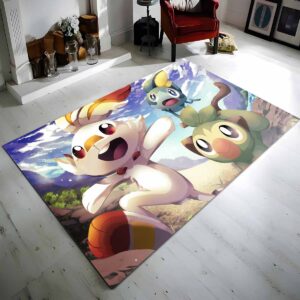 Tapis Chimpep Hopplo Memmeon Pokmon Scorbunny Grookey Sobble Pokemon
