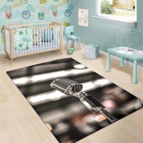 Tapis Concert Mike Music Art For Fans