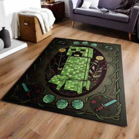 Tapis Creeper dans le Minecraft-jeu 02