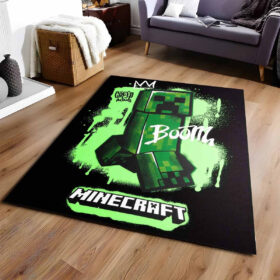 Tapis Creeper In Minecraft boom