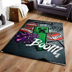 Tapis Creeper In Minecraft explosion TNT