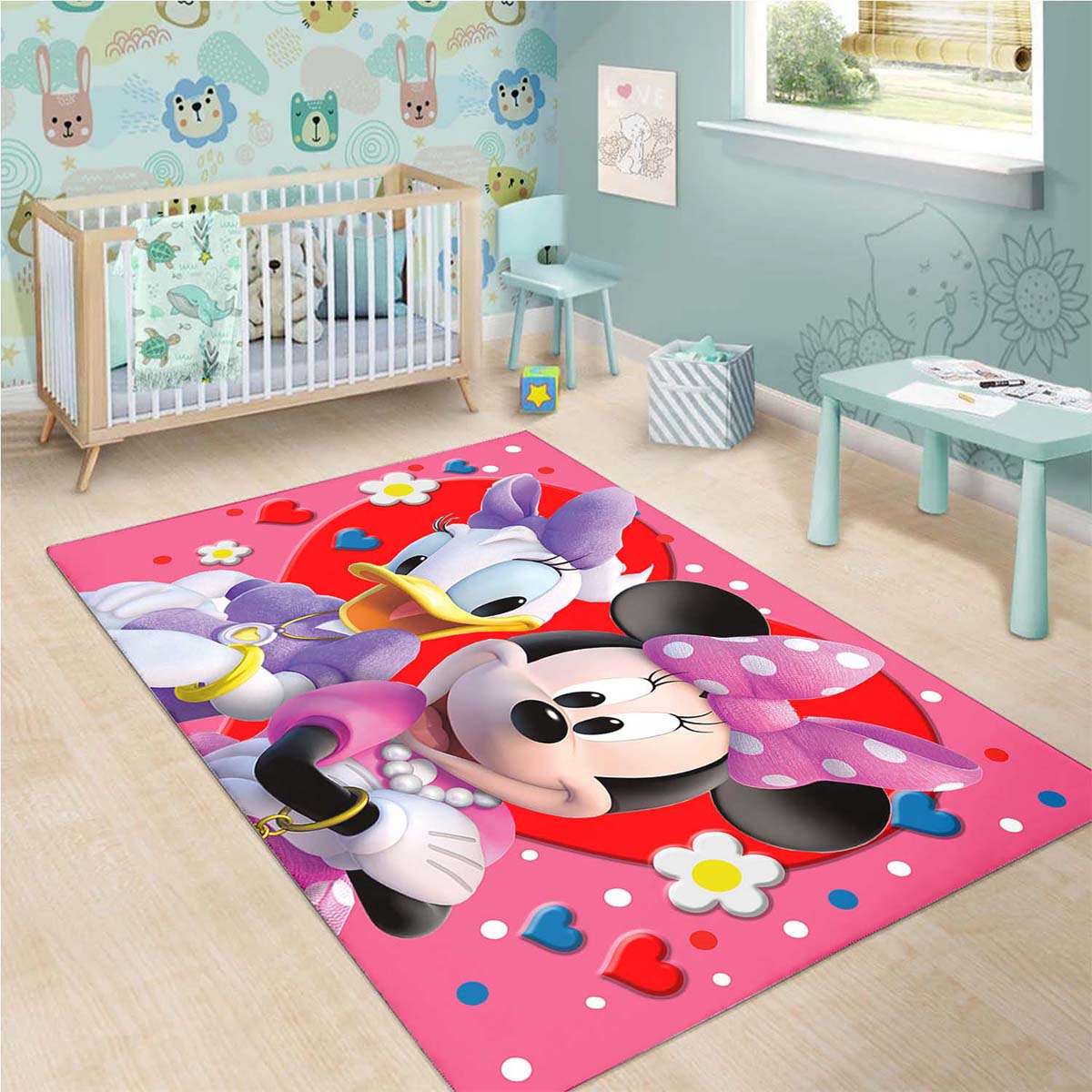Tapis Daisy Duck And Minnie Mouse – Image 3