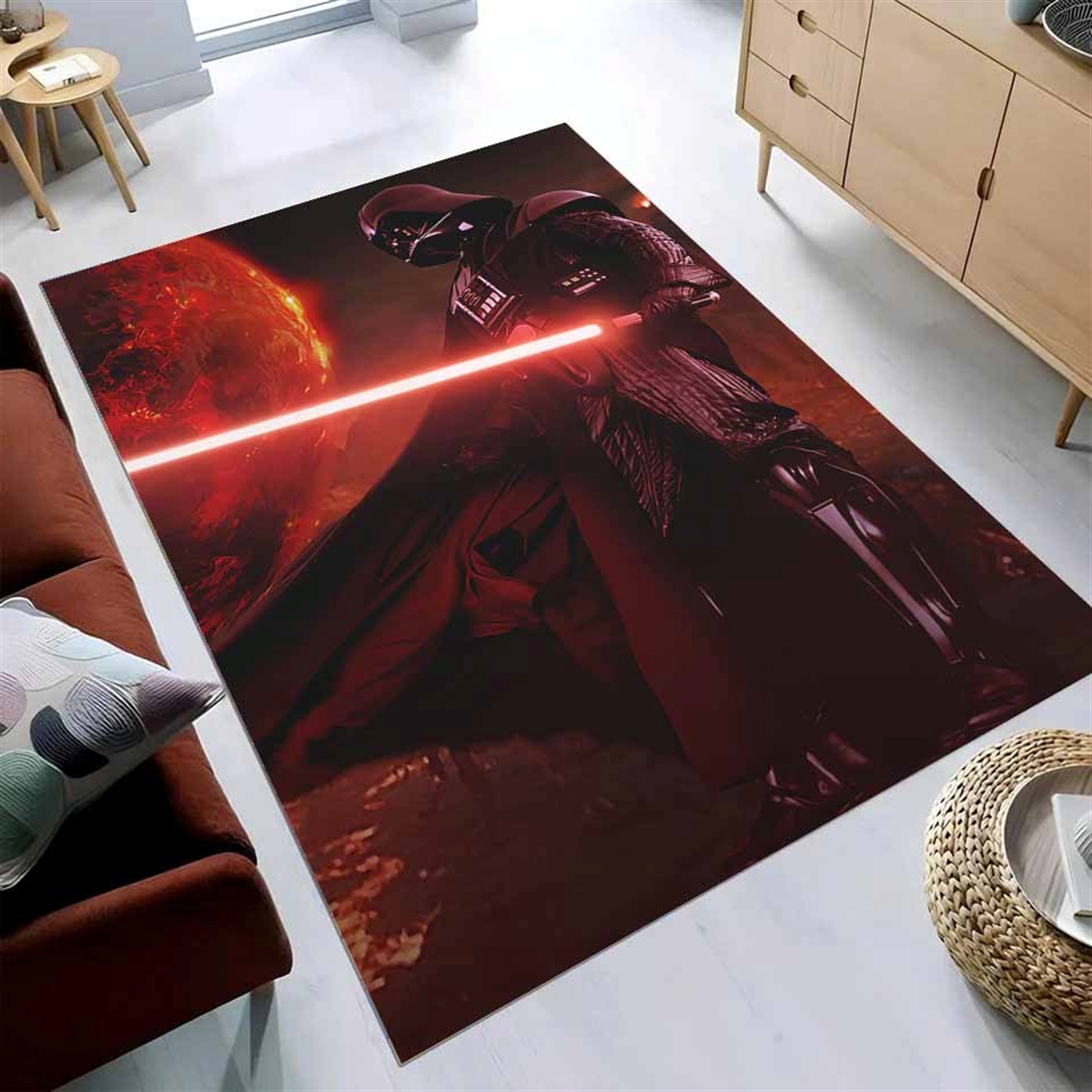 Tapis Darth Vader & Light Saber Star Wars