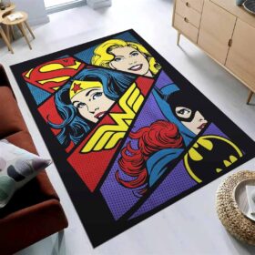 Tapis Dc Comic Superman Wonder Woman