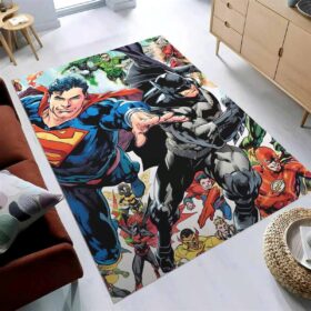 Tapis Dc Superhero Batman & Superman