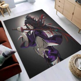 Tapis Demon Slayer Kokushibou Fanart