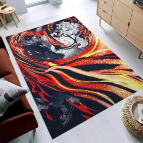 Tapis Demon Slayer Rengoku Fire Breathing 2