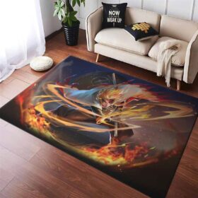 Tapis Demon Slayer Rengoku Fire Breathing 2 1