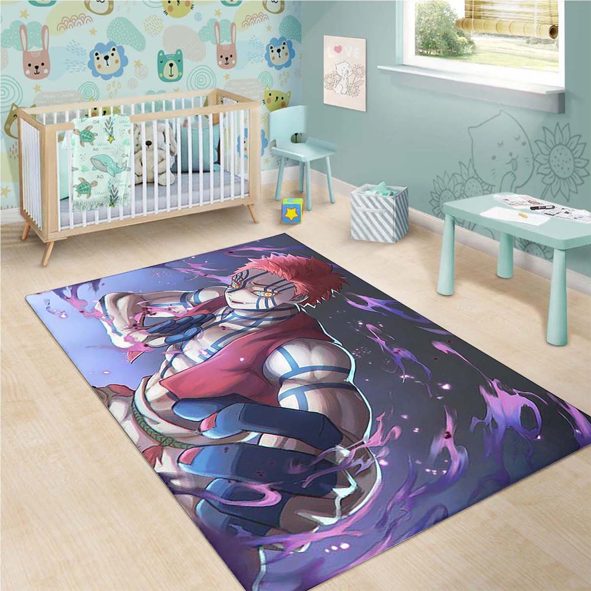 Tapis Demon Slayer Ships Pics - Akaza X Douma – Image 3