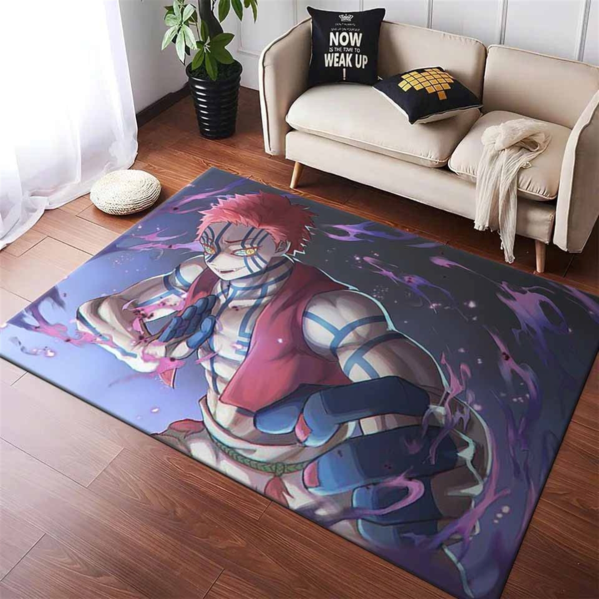 Tapis Demon Slayer Ships Pics - Akaza X Douma