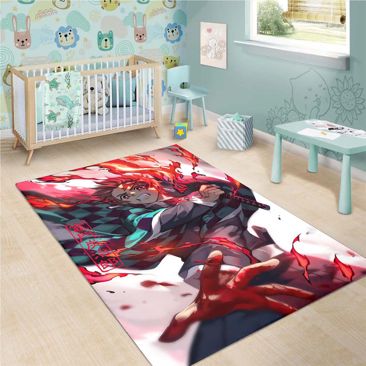 Tapis Demon Slayer Tanjiro Kamado Fire 1 – Image 3