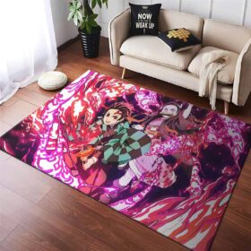 Tapis Demon Slayer Tanjiro Kamado Nezuko 1