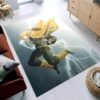 Tapis Demon Slayer Zenitsu Agatsuma