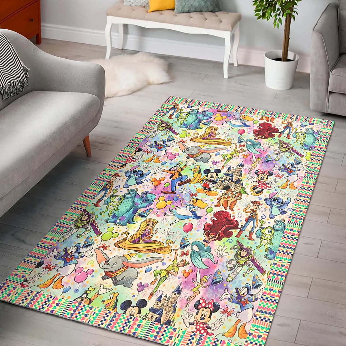 Tapis la monde le Cartoons – Image 3
