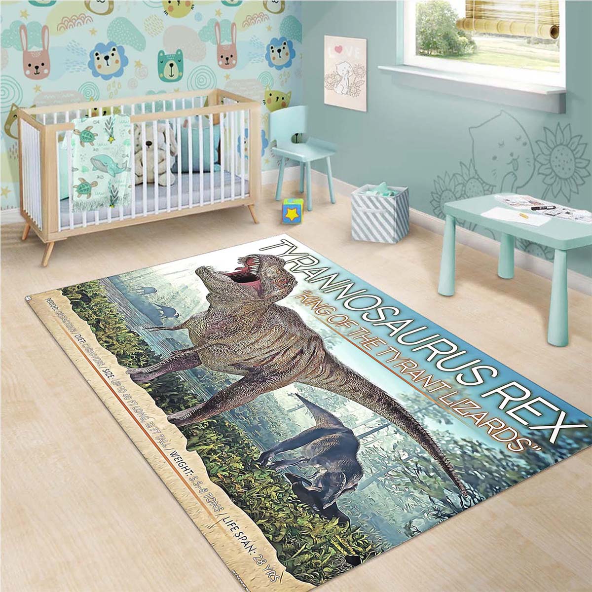 Tapis Dinosauriers T Rex – Image 3