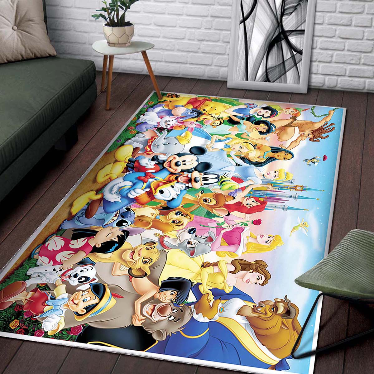 Tapis Disney All Characters All Princesses Mickey Mouse – Image 2
