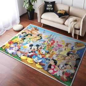 Tapis Disney All Characters All Princesses Mickey Mouse