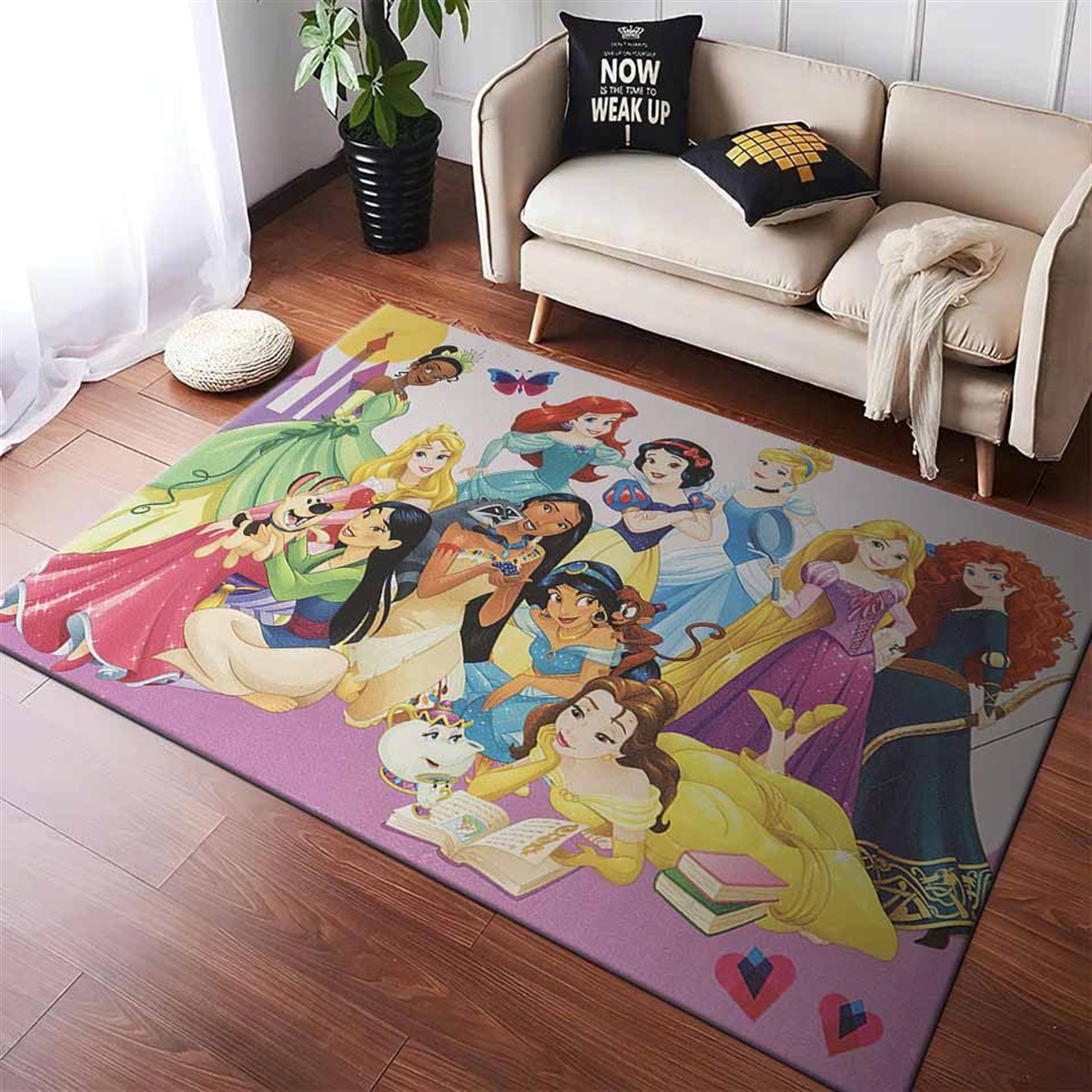 Tapis Disney Princess Family De1933