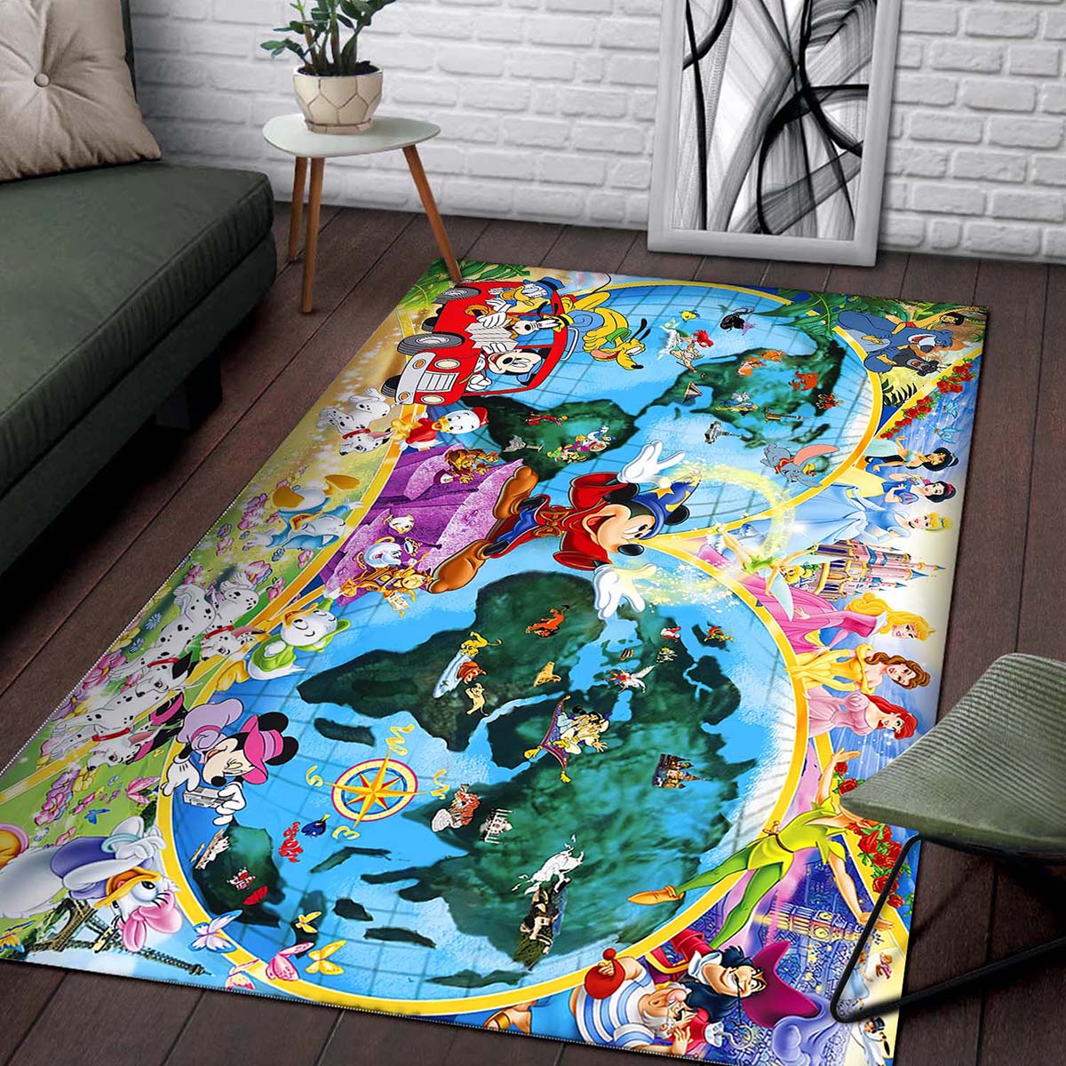 Tapis Disney World Map 19121121 – Image 2
