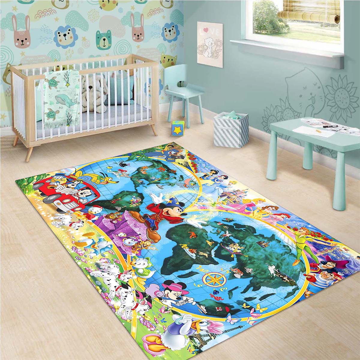 Tapis Disney World Map 19121121 – Image 3