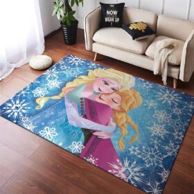 Tapis Elsa And Anna déco salon Disney Movies