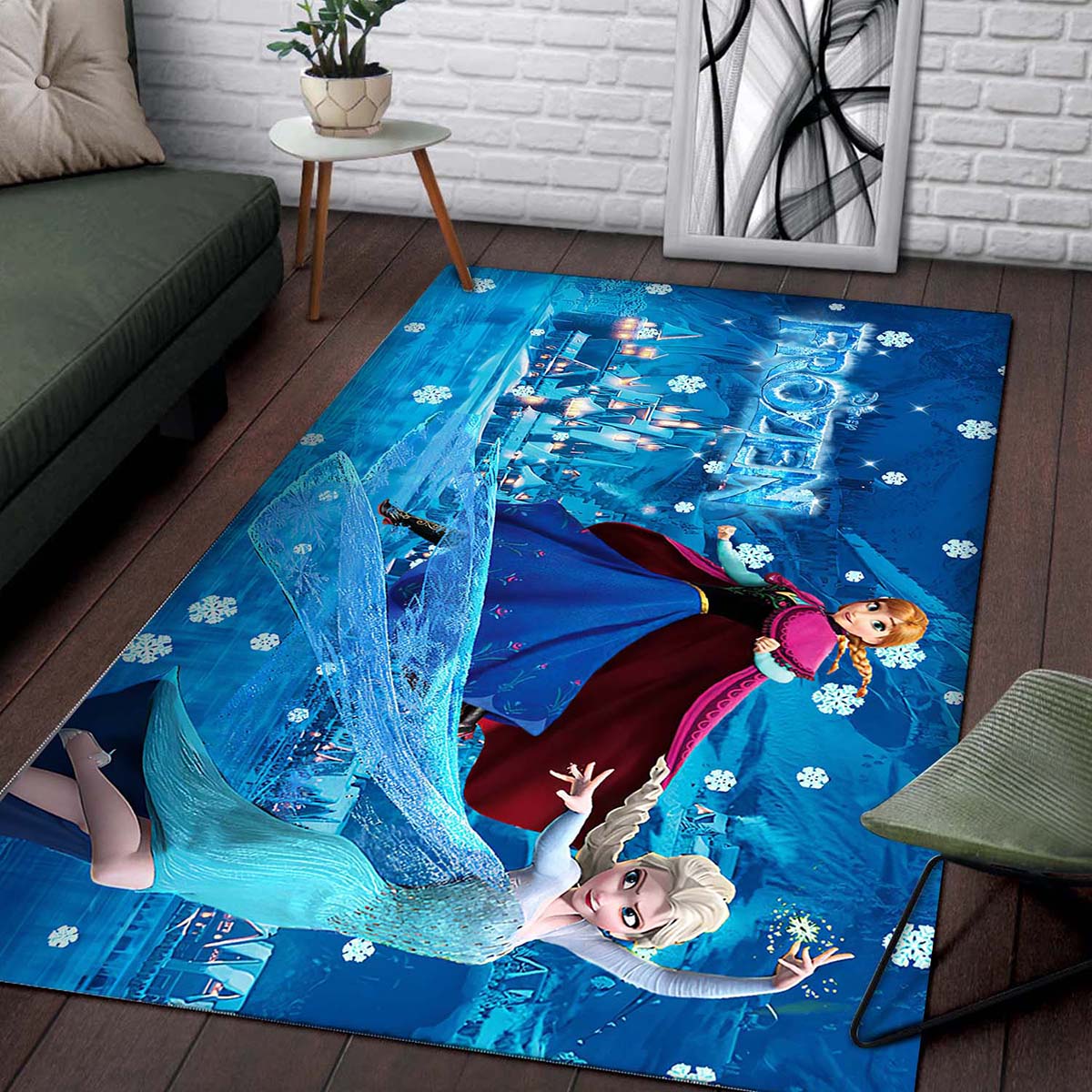 Tapis Elsa & Anna Disney Princess Cartoon – Image 2
