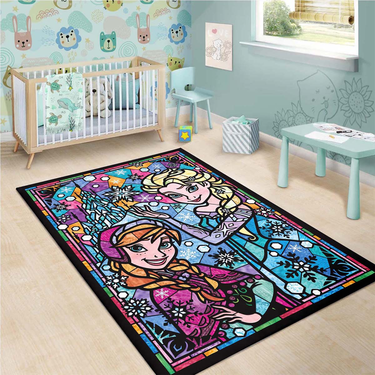 Tapis Elsa & Anna Frozen Disney Princess – Image 3