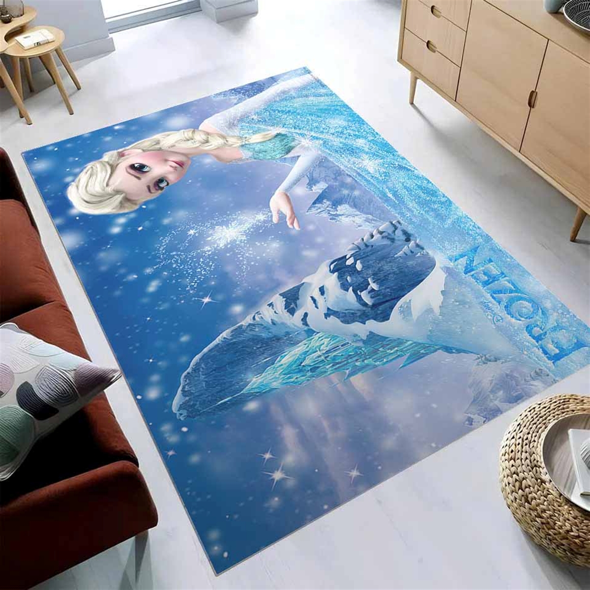 Tapis Elsa Disney Princes Salon 1912243