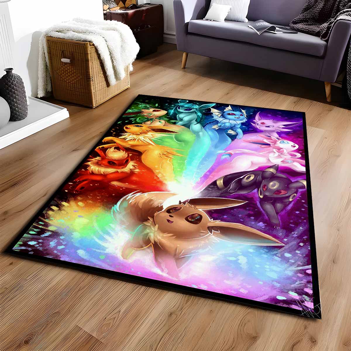 Tapis Evoli évolution Pokmon Eevee Evolution Pokemon 3