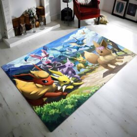 Tapis Evoli évolution Pokmon Eevee Evolution Pokemon 8