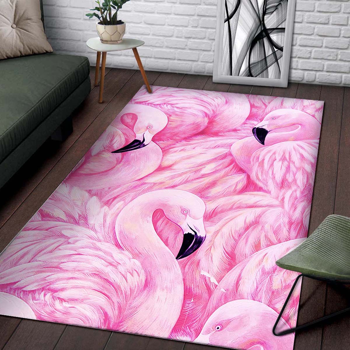 Tapis Flamingo Art – Image 2