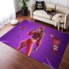 Tapis Fortnite Battle Royale Game Ruby Skin Outfit