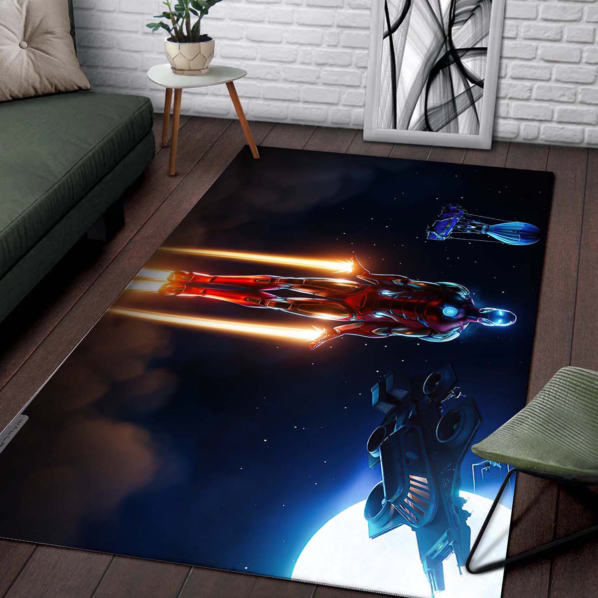 Tapis Fortnite Game Iron Man Skin Outfit – Image 2