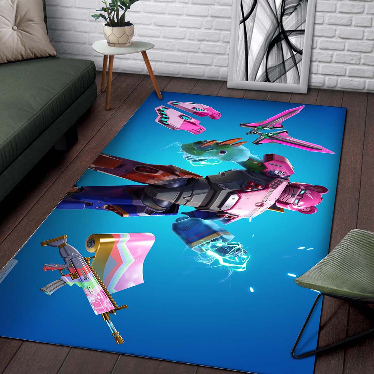 Tapis Fortnite Game Mecha Team Leader Skin Outfit – Image 2