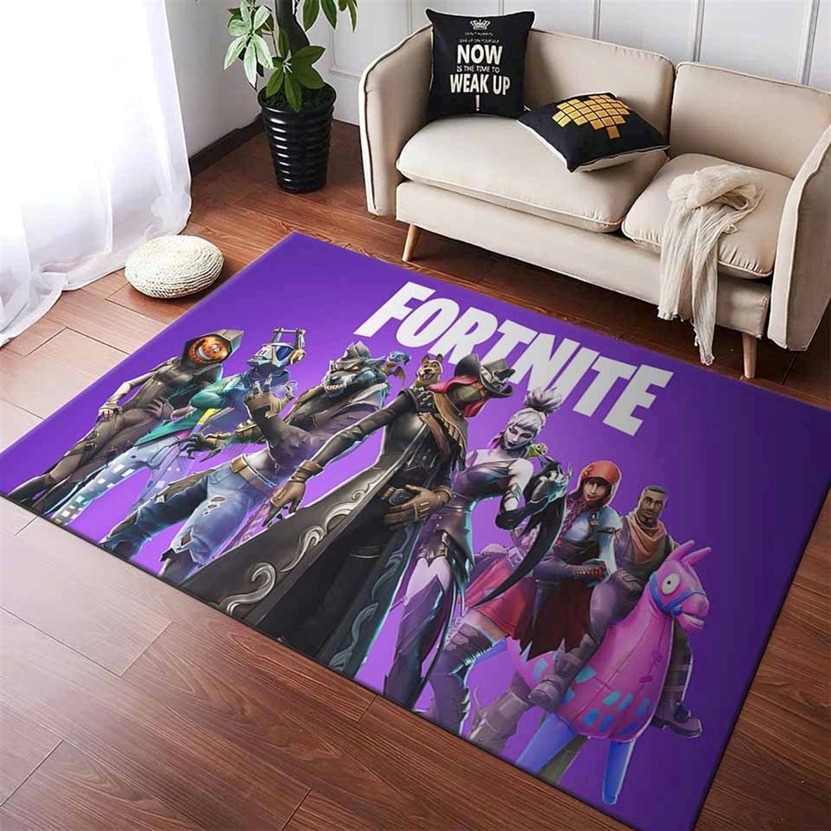 Tapis Fortnite déco salon F2510