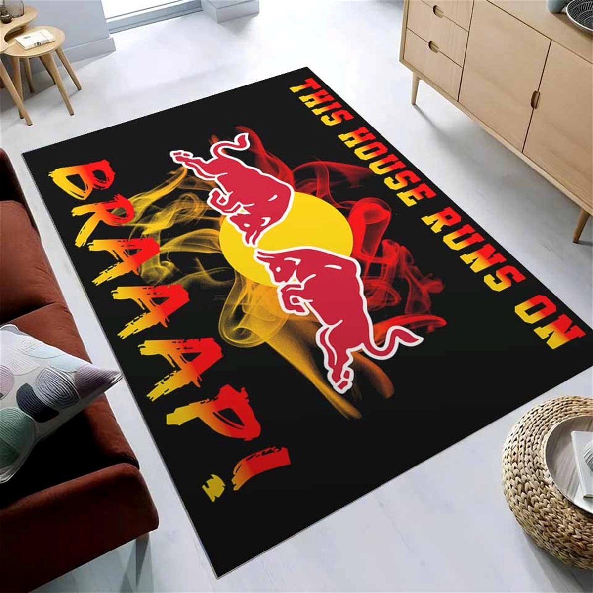 Tapis Fox Racing Red Bull esprit Braaap