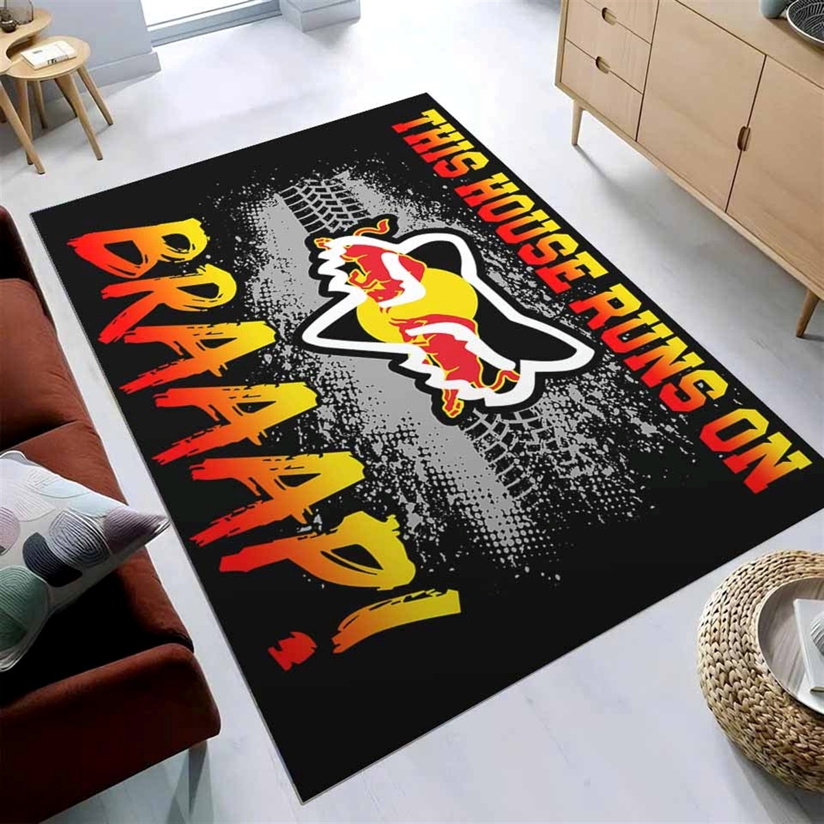 Tapis Fox Racing Red Bull Braaap