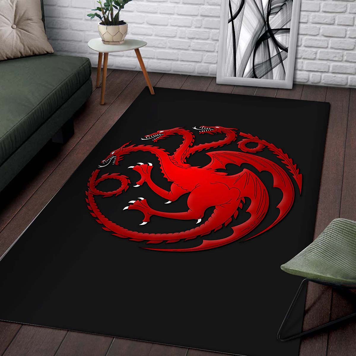 Tapis Game Of Thrones Fire And Blood Targaryen – Image 2