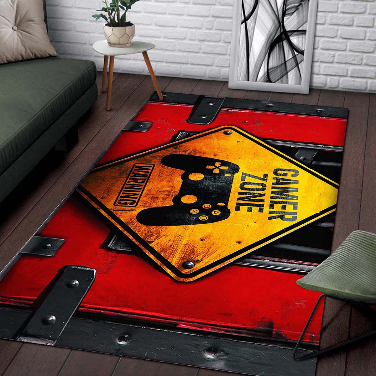 Tapis Gamer Zone Gamer Bei le Arbeit – Image 2