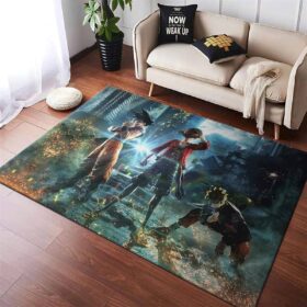 Tapis Goku And Naruto And Luffy