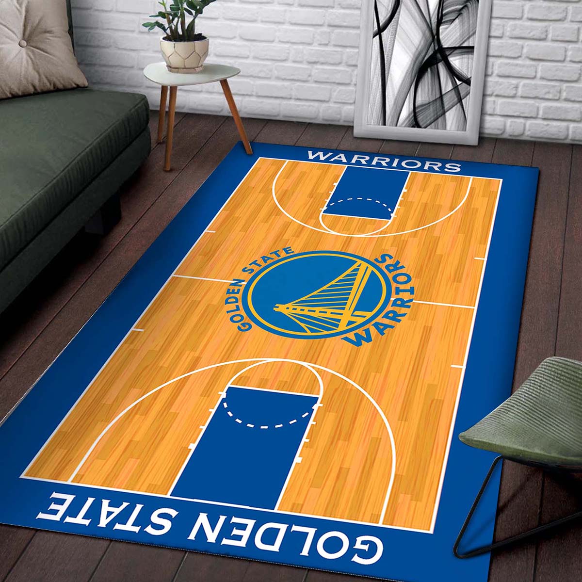 Tapis Golden State Basketball – Image 2