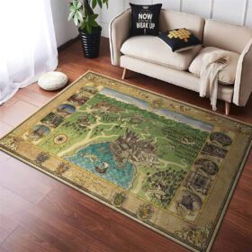 Tapis Harry Potter Hogwart Map