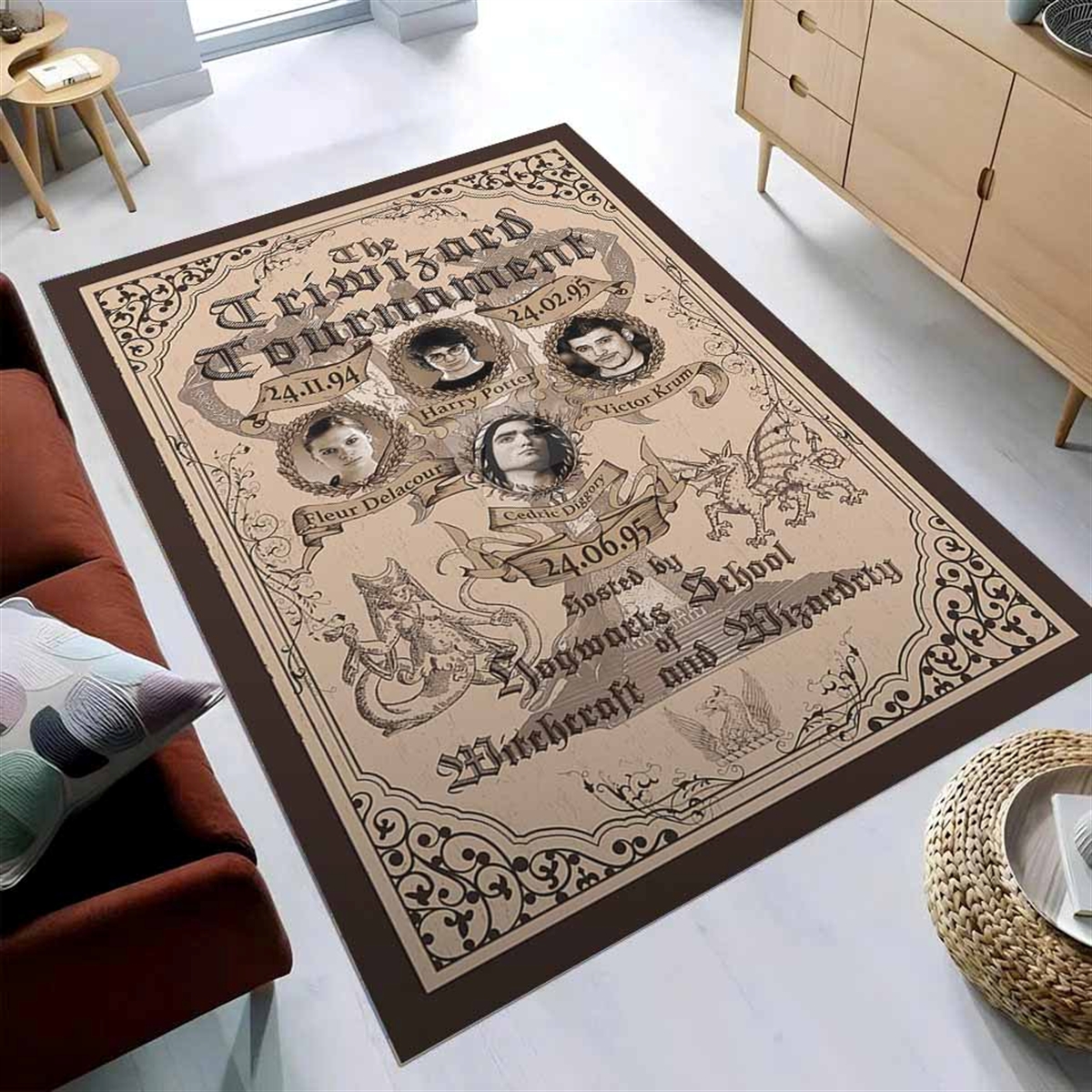 Tapis Harry Potter Hogwarts De4232