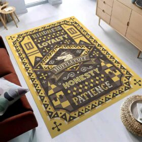 Tapis Harry Potter Hufflepuff – décoration maison