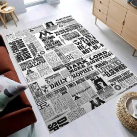 Tapis Harry Potter Newspaper