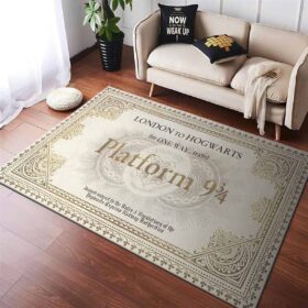 Tapis Harry Potter Train Ticket